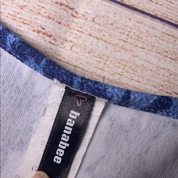 Banabee XL blue flower tee - Picture 7 of 7